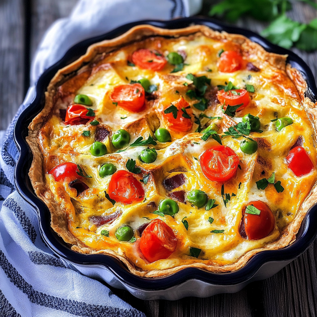 Tortilla Quiche Bake Recipe