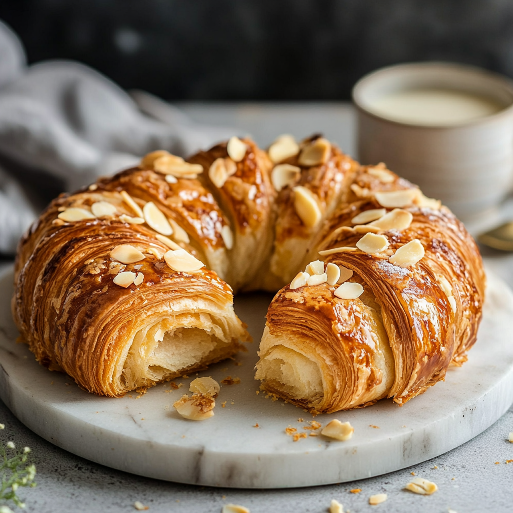 Almond Croissant Cake Recipe