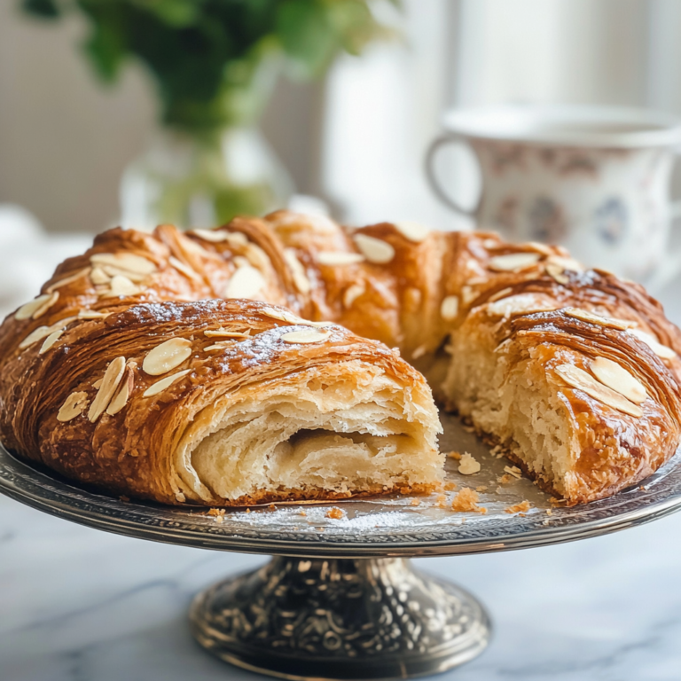 Almond Croissant Cake Recipe