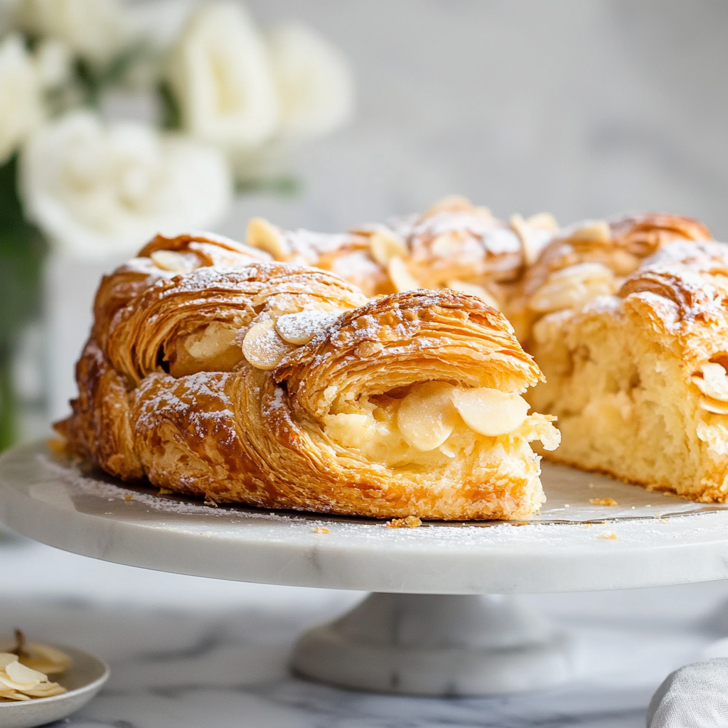 Almond Croissant Cake Recipe